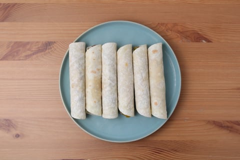 Salsa Verde Beef Taquitos - Step #3 Prepare the taquitos