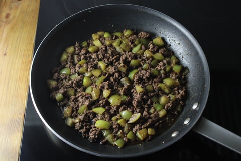 Salsa Verde Beef Taquitos - Step #2 Make the filling