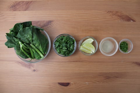 Thai Ground Beef Stir-Fry - Step #3 Mise en place