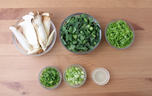 Japanese Steak Night with Fresh Ramen - Step #1 Mise en place