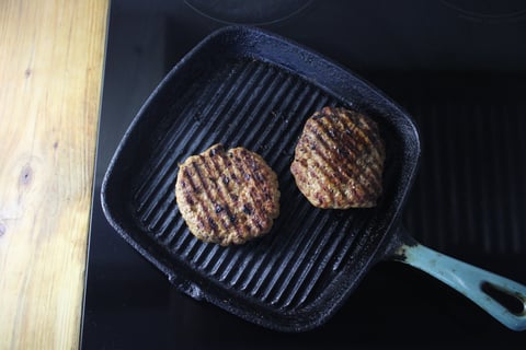 Argentinian Chorizo Choripan Burgers - Step #1 Prepare & cook the patties