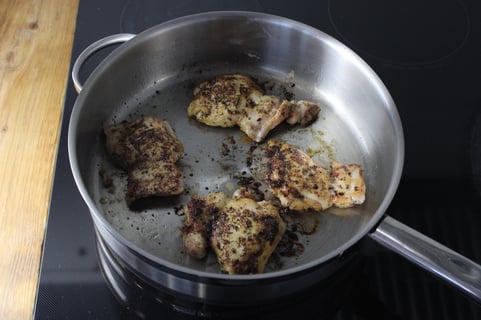 Nick’s Pick | One-Pan Lemony Chicken Thigh Skillet - Step #1 Start the chicken