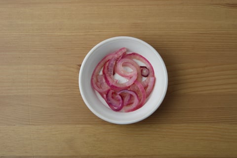 Paleo: Sumac Chicken Breasts with Marinated Onions - Step #2 Make the marinated onions