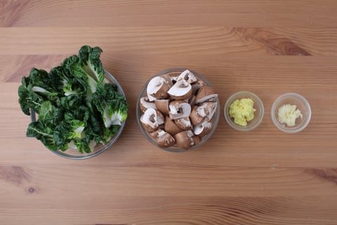 Carb-Wise: Spicy Korean-Style Ground Beef Stir-Fry - Step #1 Mise en place