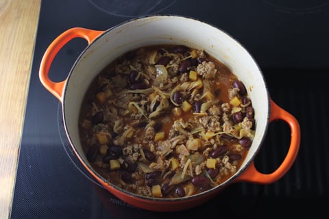 Pork Chili con Carne - Step #3 Finish the chili