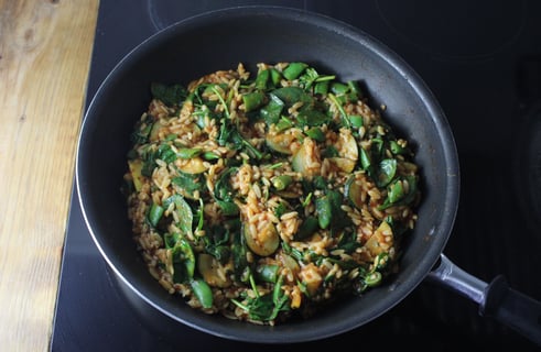 10-Minute Tomato Orzotto - Step #3 Finir l’orzotto