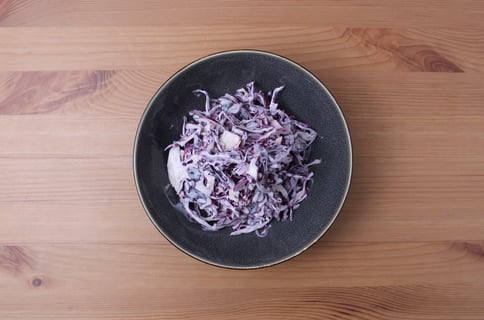 Smoky Black Bean & Cotija Tacos - Step #4 Make the slaw