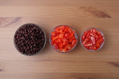 Smoky Black Bean & Cotija Tacos - Step #1 Mise en place