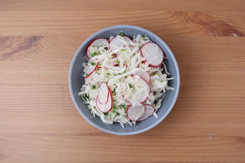 Beef Kebab-Inspired Flatbreads - Step #2 Make the slaw