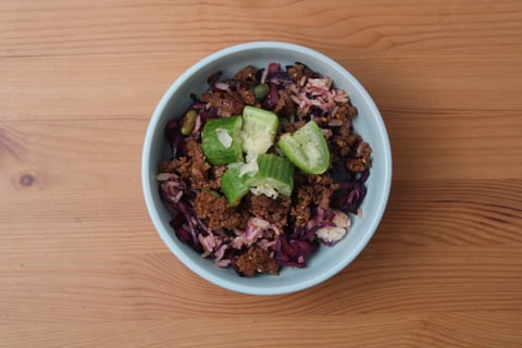 Ground Beef Rice Bowls - Step #6 Finish & serve
