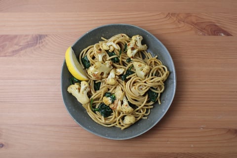 Quick Lemony Fresh Spaghetti Alla Chitarra - Step #5 Dresser les plats
