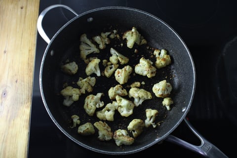 Quick Lemony Fresh Spaghetti Alla Chitarra - Step #2 Cuire les choux-fleurs