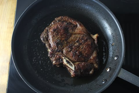 L’Artisan Valentine’s Day: AAA Bone-In Rib Steak for Two - Step #4 Cook the steak