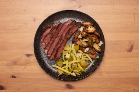 L’Artisan Valentine’s Day: AAA Bone-In Rib Steak for Two - Step #6 Make the salad & serve