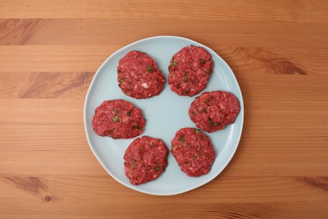Keto: Beef Kefta & Minty Yogurt Sauce - Step #2 Prepare the kefta