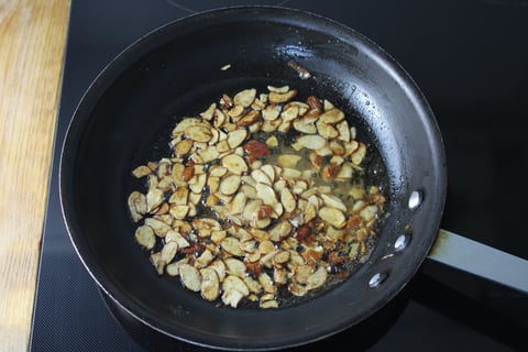Cod in Brown Butter & Almond Sauce - Step #4 Make the sauce