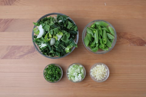 Sheet Pan Fried Rice - Step #2 Mise en place