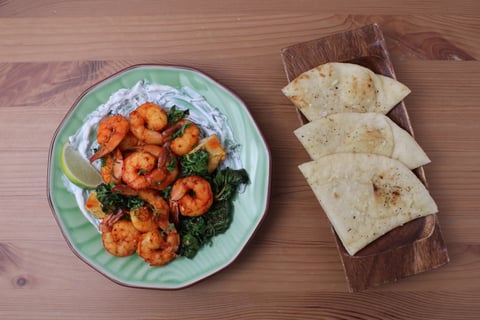 Spicy Tandoori Shrimp Traybake - Step #5 Dresser les plats
