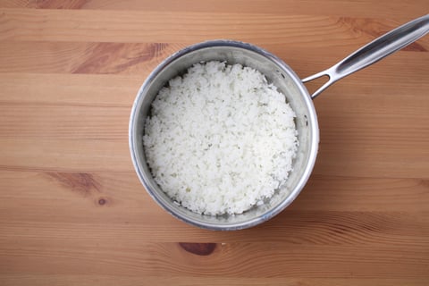 Spicy Sichuan-Style Pork Chops - Step #1 Cook the rice