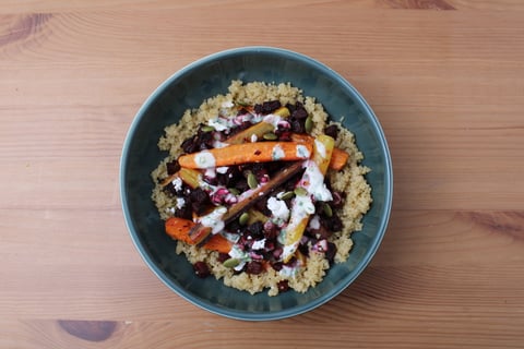 Green Goddess Carrots & Beets - Step #4 Plate your dish