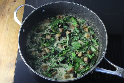 Seared Black Cod over Thai-Style Green Curry - Step #4 Make the curry