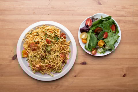 Fresh Spaghetti Alla Chitarra - Step #6 Dresser les plats