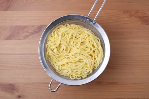 Fresh Spaghetti Alla Chitarra - Step #3 Cuire les pâtes