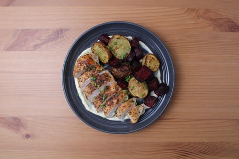 Cozy Chicken Dinner - Step #6 Dresser les plats