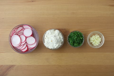 Mascarpone Cacio e Pepe Conchiglie - Step #2 Mise en place