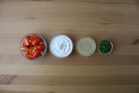 Mushroom Shawarma Bowls - Step #3 Mise en place