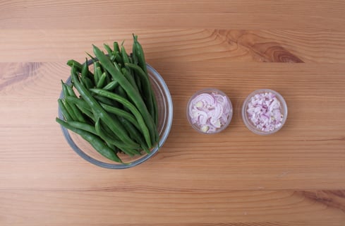 Sheet Pan Beef Meatballs - Step #2 Mise en place