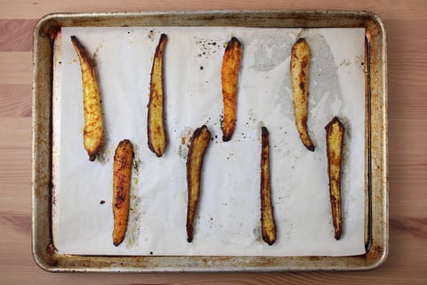 Masala-Roasted Carrots & Seared Halloumi - Step #1 Roast the carrots