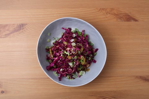 Spiced Tilapia Tacos - Step #3 Faire la salade de chou