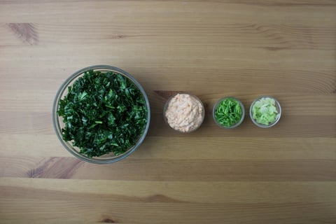 Hoisin-Glazed Chicken with Roasted Kohlrabi - Step #3 Mise en place