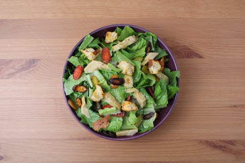 Roasted Carrot Caesar Salad - Step #4 Make the salad