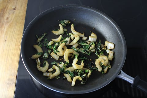 Nick’s Pick | Speedy Shrimp & Sesame Noodles - Step #3 Sauté the bok choy