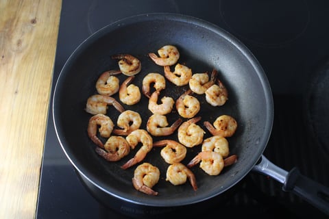 Nick’s Pick | Speedy Shrimp & Sesame Noodles - Step #2 Cook the shrimp