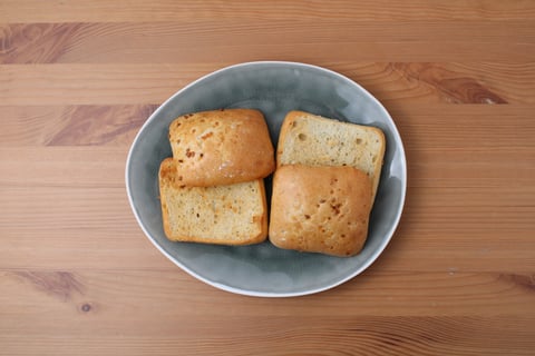 Cacio e Pepe Chicken Sandwiches - Step #4 Fry the buns