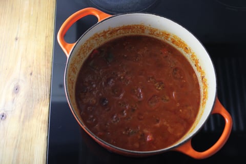 Goodfood x Le Fit Cook: Impossible™ Beef Mexican Chili - Step #4 Finish the chili