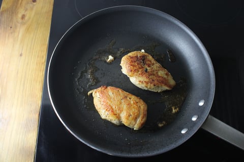 Fricasé de Pollo Cubano - Step #2 Sear the chicken