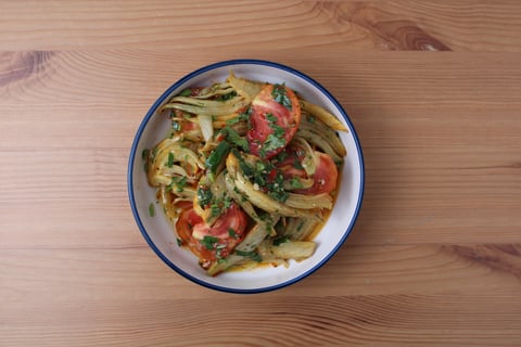 Spicy Piri Piri Chicken Salad - Step #4 Faire la salade