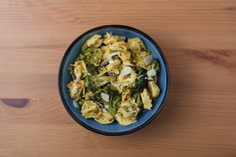 Cheese Tortellini Al Limone - Step #6 Dresser les plats