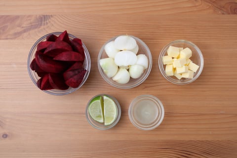 Carb-Wise: Indian-Spiced Chicken & Beet Traybake - Step #1 Mise en place