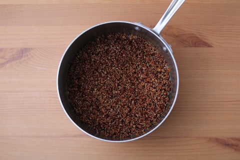 Quinoa Buddha Bowls with Herbed Yogurt Dressing - Step #3 Cook the quinoa