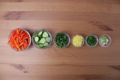 Ground Beef Bulgogi Bowls - Step #2 Mise en place