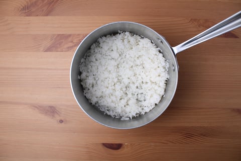 Ground Beef Bulgogi Bowls - Step #1 Cook the rice