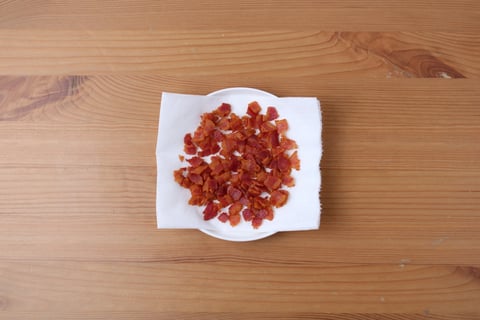 Spicy Bacon & Gochujang Udon Noodles - Step #2 Cook the bacon