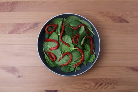 ‘Spinach Dip’ Pizza - Step #4 Faire la garniture