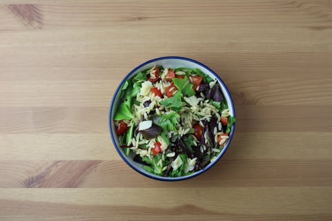 Thyme & Lemon Haddock - Step #5 Make the orzo salad