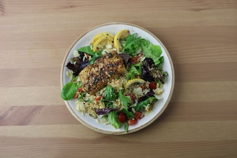 Thyme & Lemon Haddock - Step #6 Plate your dish
